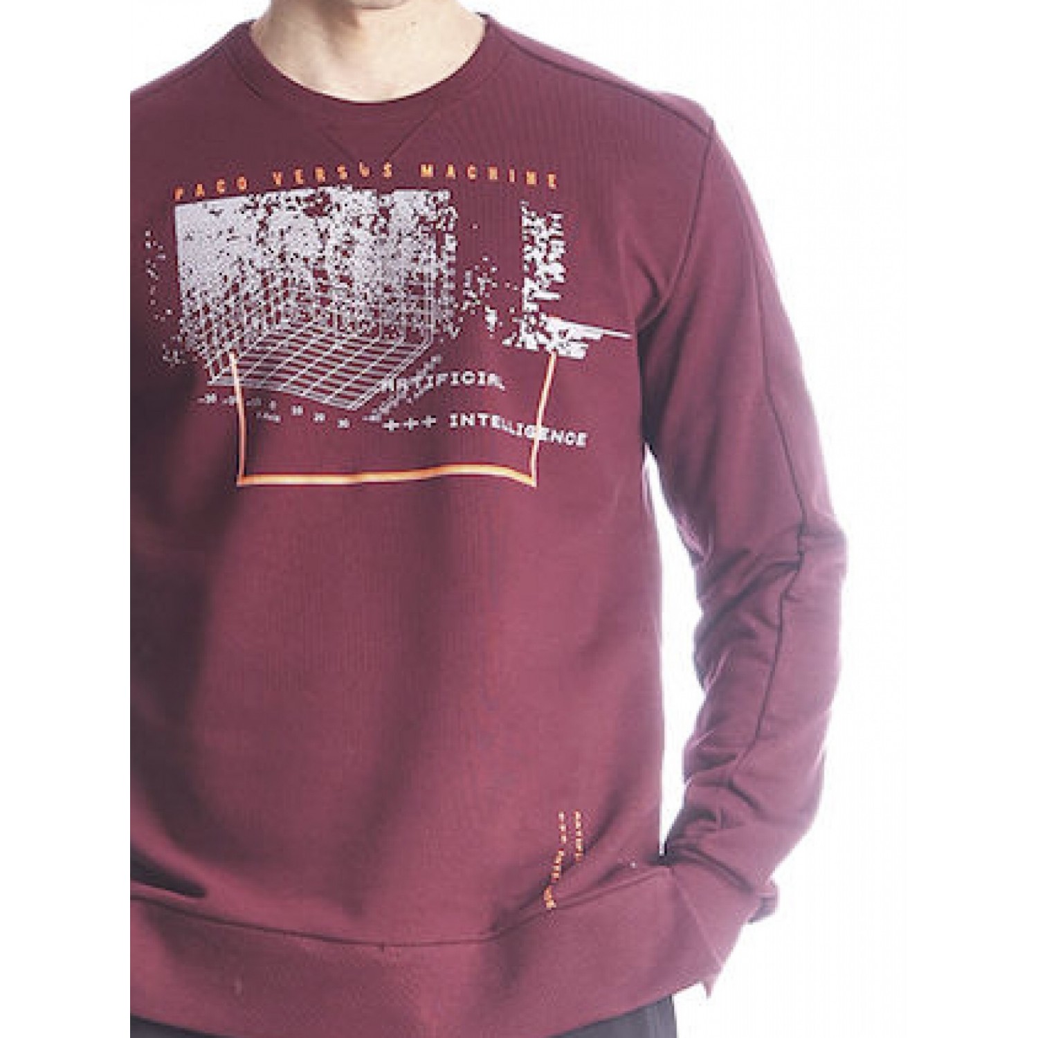 Paco & Co Ανδρικό Φούτερ 2288838 Μπορντό