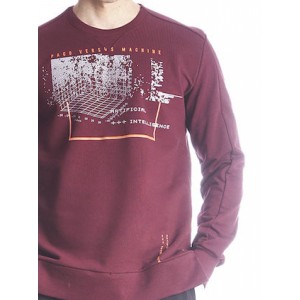 Paco & Co Ανδρικό Φούτερ 2288838 Μπορντό