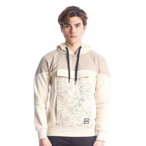 Paco & Co Ανδρικό Φούτερ με Κουκούλα και Τσέπες 2288882 Μπεζ
