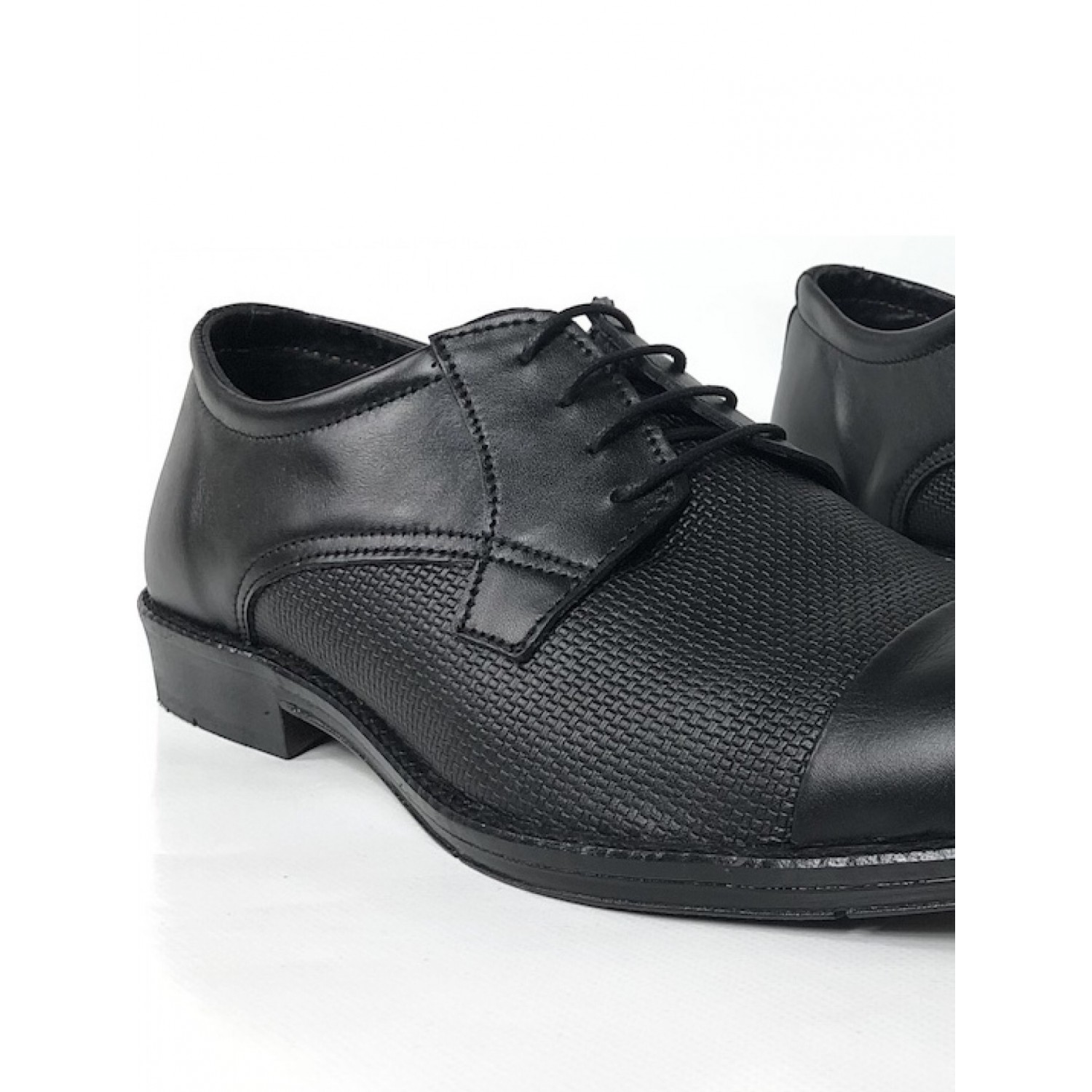 Ανδρικα δερμάτινα Παπουτσια χειροποίητα TSALIS SHOES 2622/ΜΑΥΡΟ