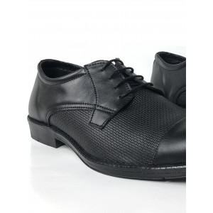 Ανδρικα δερμάτινα Παπουτσια χειροποίητα TSALIS SHOES 2622/ΜΑΥΡΟ