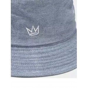 Life Style Butiken Ανδρικο καπέλο Bucket μονής όψεως 100%denim 4546 LIGHT BLUE