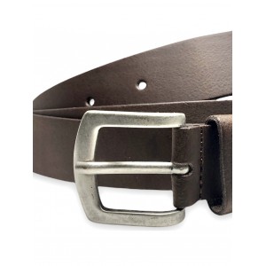 Aνδρική Ζώνη Δερμάτινη με φάρδος 3.5cm Petrol Industries 40381 Καφέ