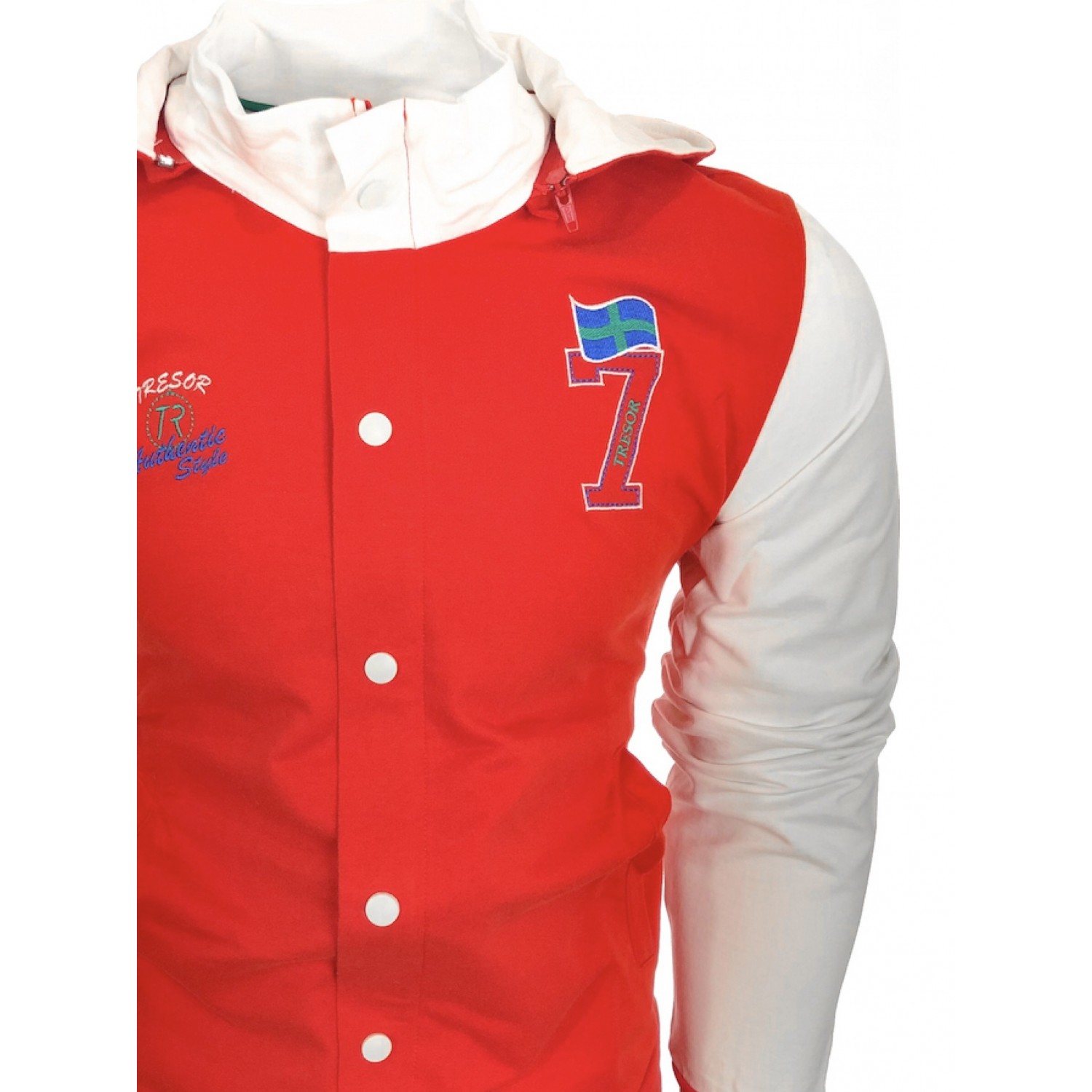 Ανδρική Ζακετα TRESOR 2575 ΚΟΚΚΙΝΗ  Ανδρική Ζακετα TRESOR 2575 ΚΟΚΚΙΝΗ