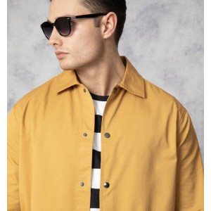 Nines Ανδρικο overshirt μακρυμάνικο 1H14700 ΩΧΡΑ