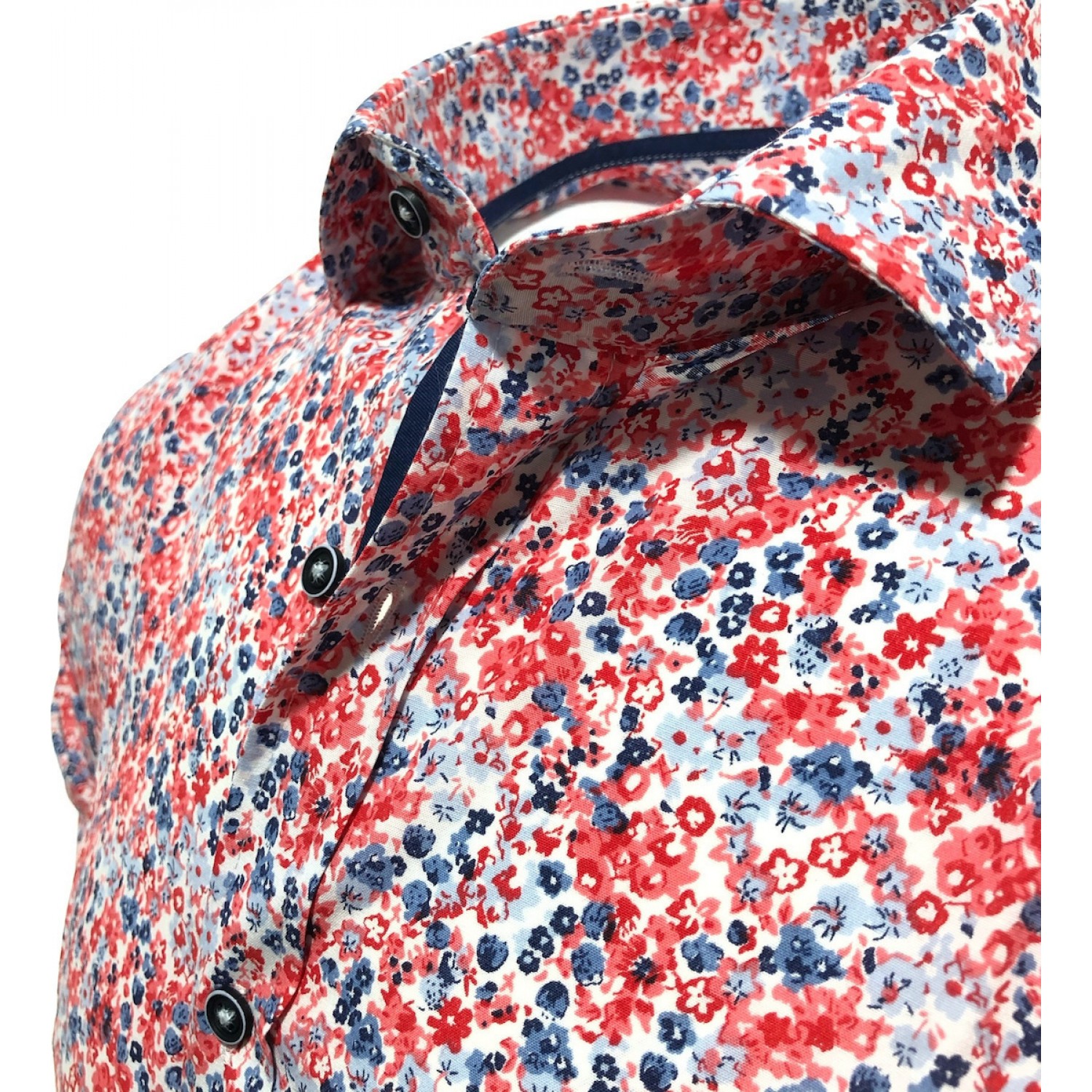 Ανδρικο πουκάμισο slim fit CND 6800/11 ΡΟΖ ΕΜΠΡΙΜΕ