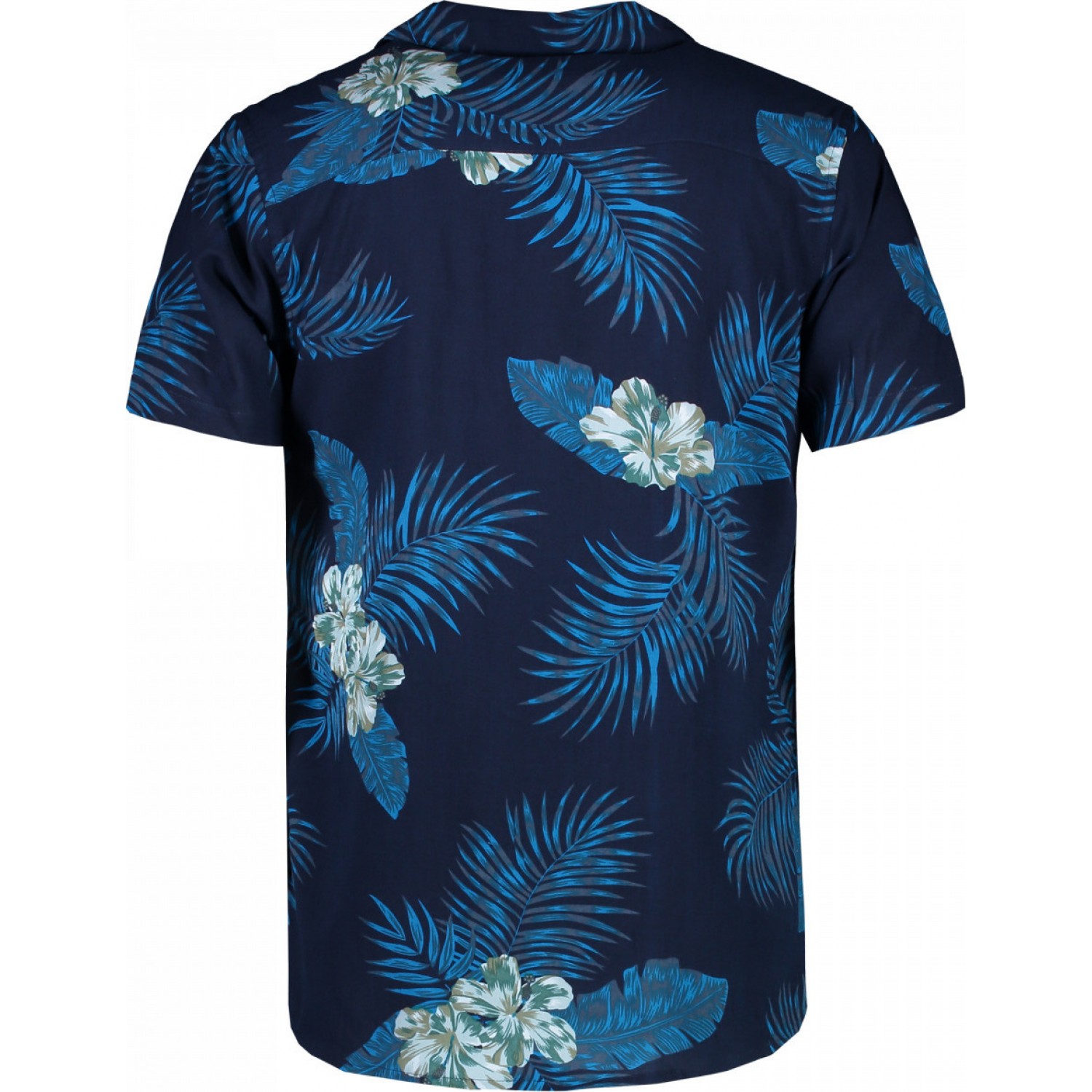 Cars Jeans 48694 Ανδρικό Πουκάμισο Κοντομάνικο Floral Μπλε