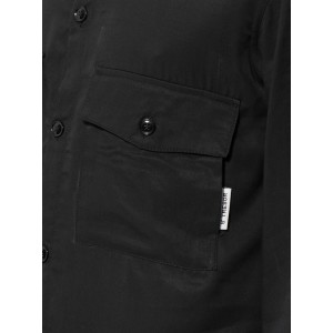 Life Style Butiken LS2182 Μαύρο Ανδρικό πουκάμισο Άνετη Εφαρμογή 