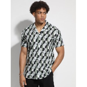 TRESOR Ανδρικό Κοντομάνικο Πουκάμισο COLOMBIA 33-7381 Πράσινο