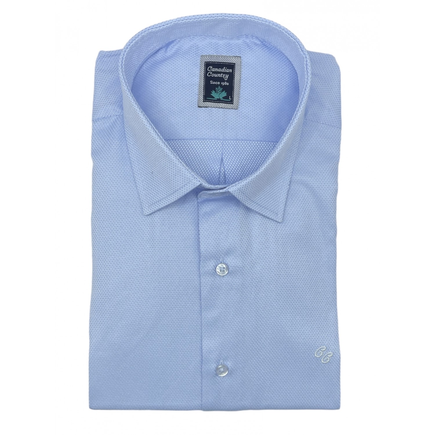 Life Style Butiken 7100/3 Σιέλ Ανδρικό Μακρυμάνικο πουκάμισο Άνετη Εφαρμογή