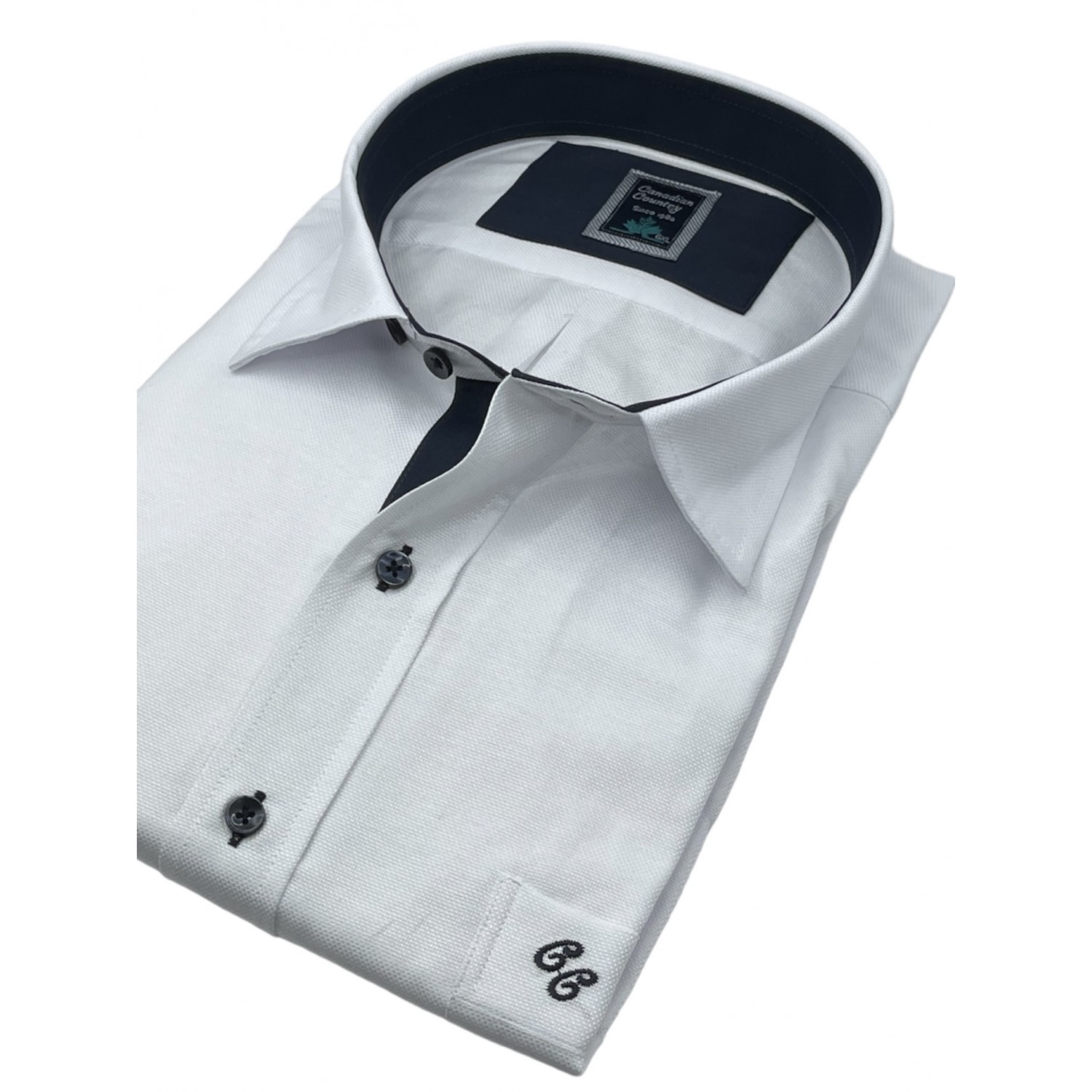 Life Style Butiken 800/6 Λευκό Ανδρικό Μακρυμάνικο πουκάμισο Άνετη Εφαρμογή