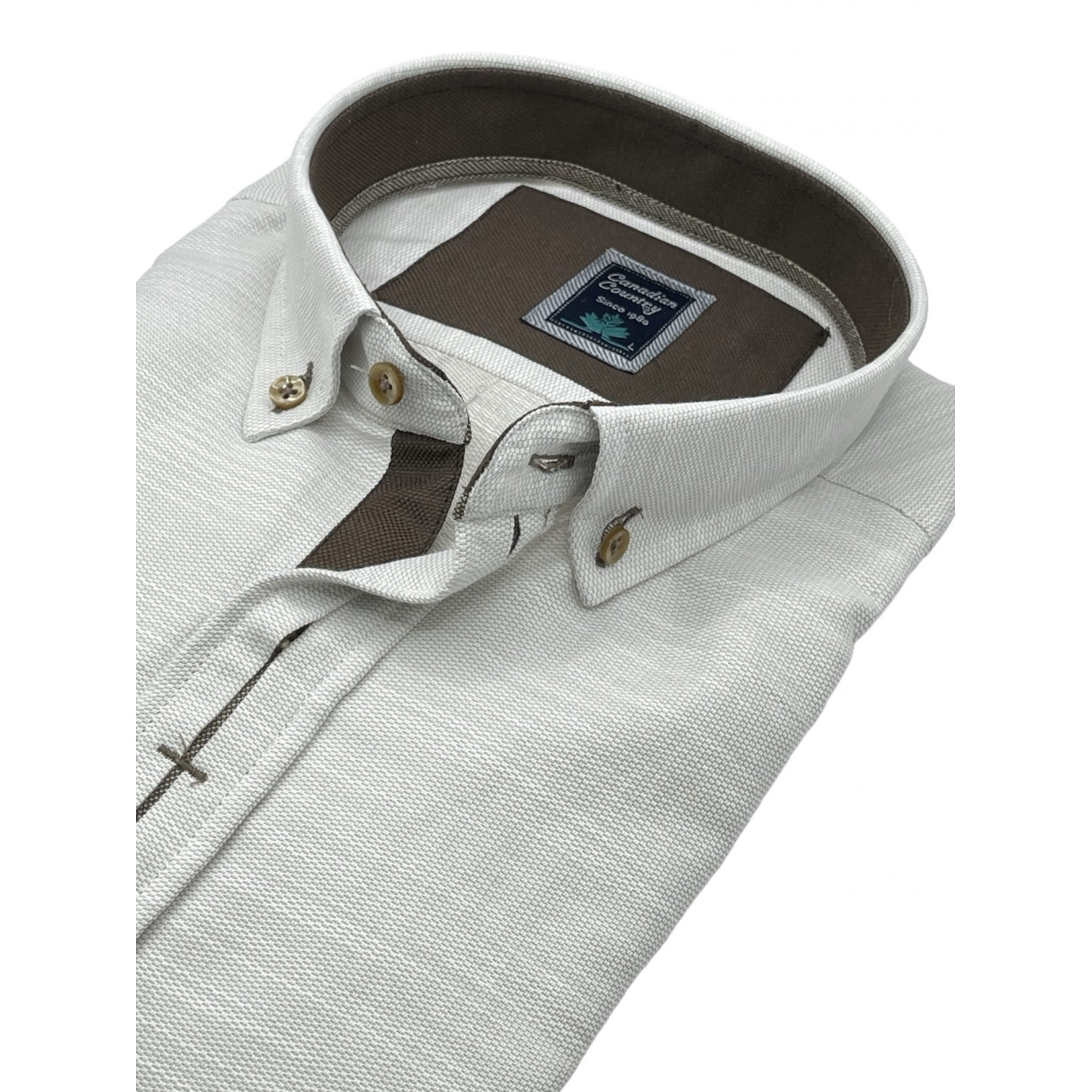 Life Style Butiken 8400/4 Sand Ανδρικό Μακρυμάνικο πουκάμισο Άνετη Εφαρμογή