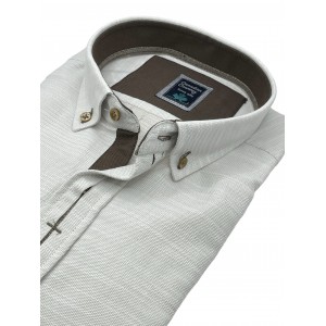 Life Style Butiken 8400/4 Sand Ανδρικό Μακρυμάνικο πουκάμισο Άνετη Εφαρμογή