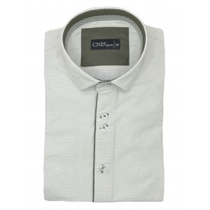 Life Style Butiken 8700/4 Λευκό Ανδρικό Μακρυμάνικο πουκάμισο Slim Fit