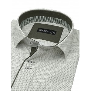 Life Style Butiken 8700/4 Λευκό Ανδρικό Μακρυμάνικο πουκάμισο Slim Fit