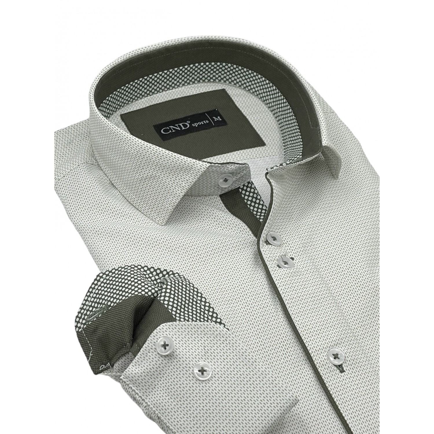 Life Style Butiken 8700/4 Λευκό Ανδρικό Μακρυμάνικο πουκάμισο Slim Fit