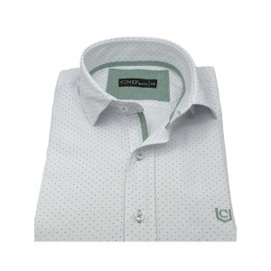 Life Style Butiken 8800/18 Λευκό Ανδρικό Μακρυμάνικο πουκάμισο Slim Fit