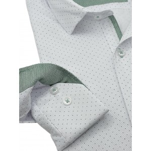 Life Style Butiken 8800/18 Λευκό Ανδρικό Μακρυμάνικο πουκάμισο Slim Fit