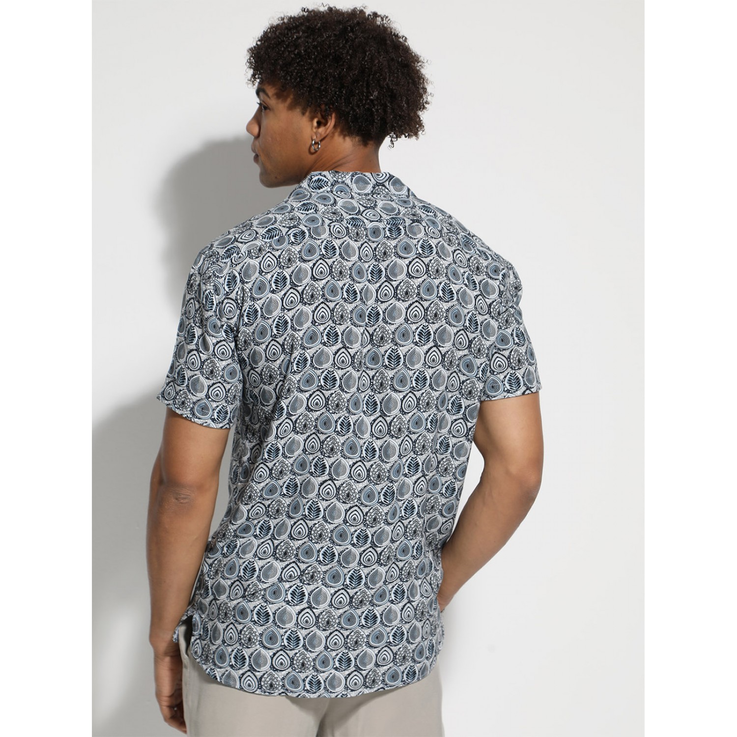 TRESOR Ανδρικό Κοντομάνικο Πουκάμισο PAERTE 33-7380 ΓΚΡΙ-ΣΙΕΛ