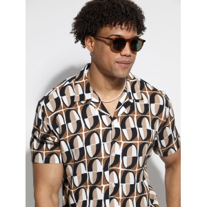 TRESOR Ανδρικό Κοντομάνικο Πουκάμισο COLOMBIA 33-7381 Καμηλό