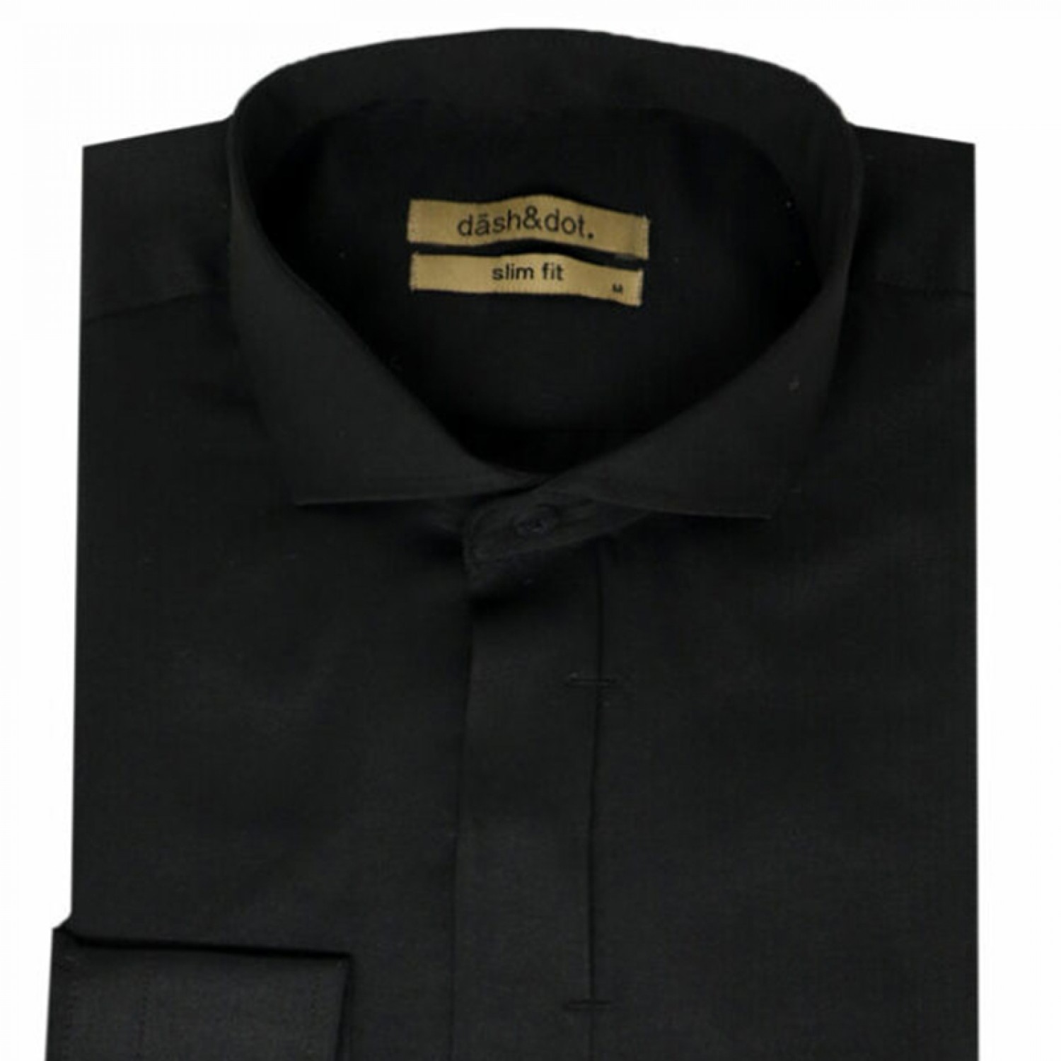 Life Style Bytiken Ανδρικό Μακρυμάνικο πουκάμισο Slim Fit LS124641/03 Black 