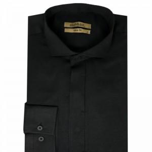 Life Style Bytiken Ανδρικό Μακρυμάνικο πουκάμισο Slim Fit LS124641/03 Black 