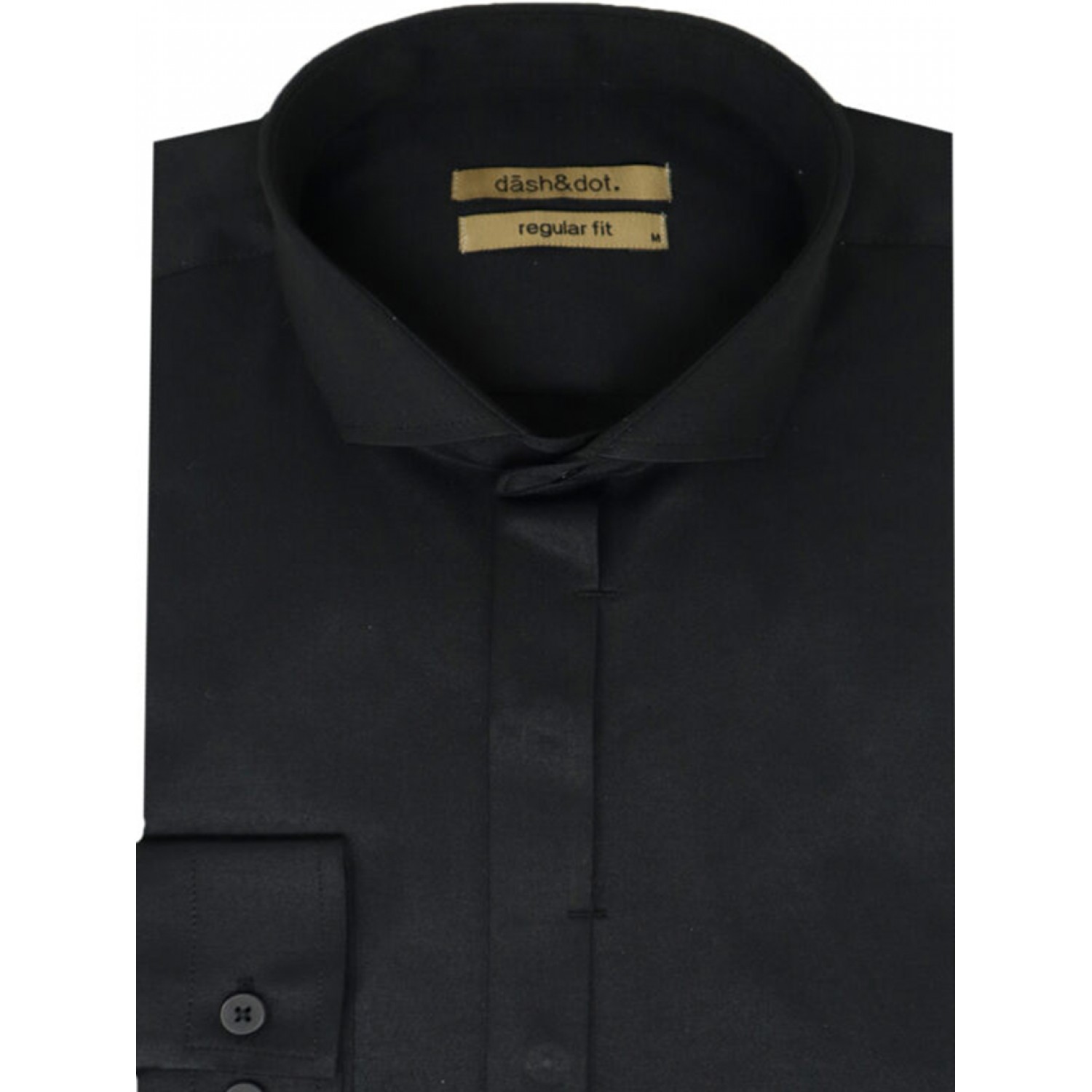 Life Style Bytiken Ανδρικό Μακρυμάνικο πουκάμισο Regular Fit LS124752/03 Black