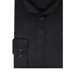 Life Style Bytiken Ανδρικό Μακρυμάνικο πουκάμισο Regular Fit LS124752/03 Black