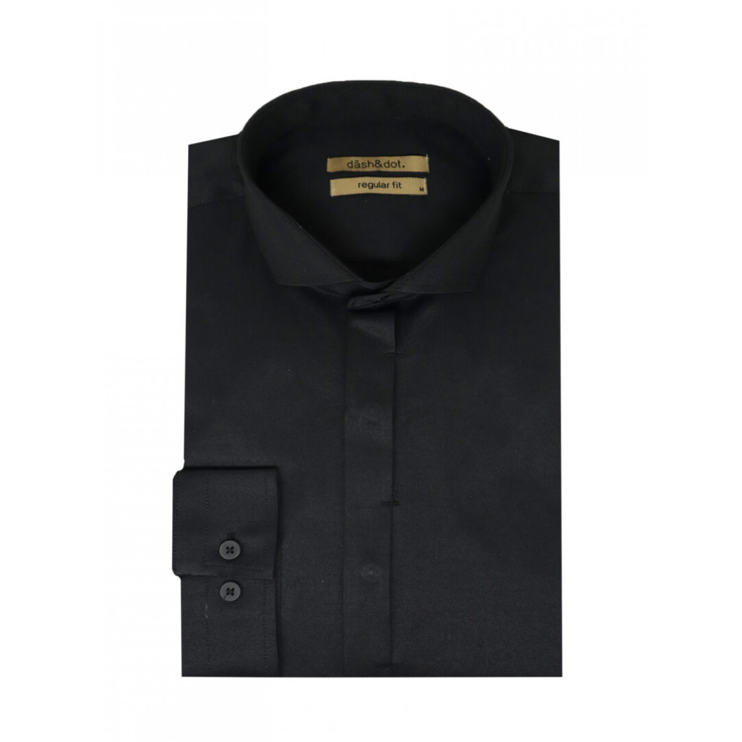 Life Style Bytiken Ανδρικό Μακρυμάνικο πουκάμισο Regular Fit LS124752/03 Black