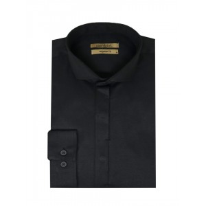Life Style Bytiken Ανδρικό Μακρυμάνικο πουκάμισο Regular Fit LS124752/03 Black