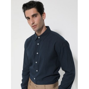Life Style Butiken LS338156 Navy Ανδρικό Πουκάμισο Regular