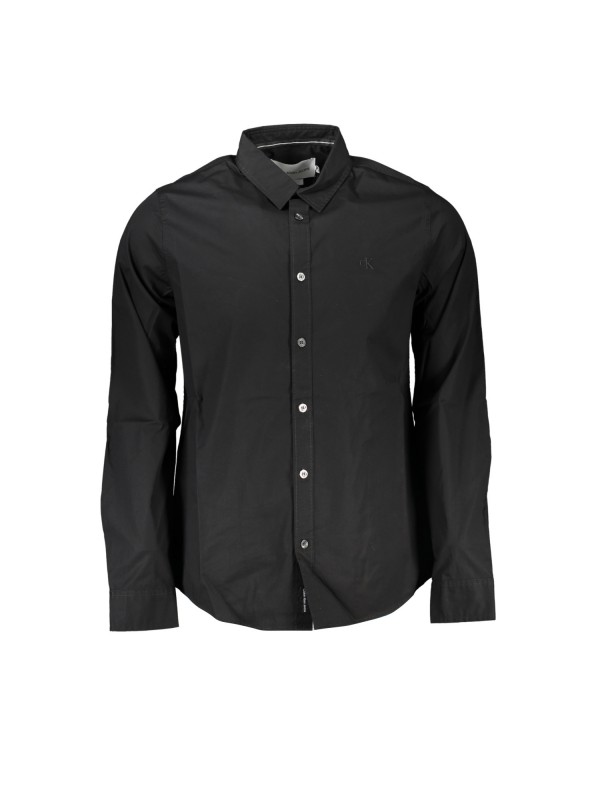 CALVIN KLEIN Ανδρικό Μακρυμάνικο πουκάμισο Slim J30J324614_NEBEH Black