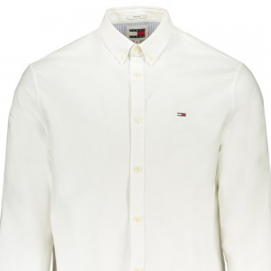 TOMMY HILFIGER Ανδρικό Μακρυμάνικο πουκάμισο Slim DM0DM19519_BIYBR Λευκό