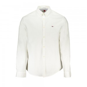 TOMMY HILFIGER Ανδρικό Μακρυμάνικο πουκάμισο Slim DM0DM19519_BIYBR Λευκό