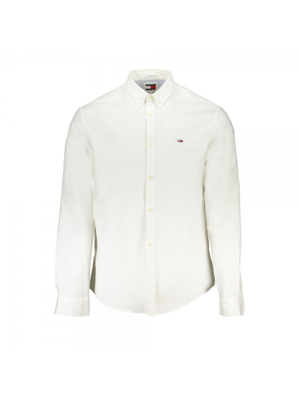 TOMMY HILFIGER Ανδρικό Μακρυμάνικο πουκάμισο Slim DM0DM19519_BIYBR Λευκό