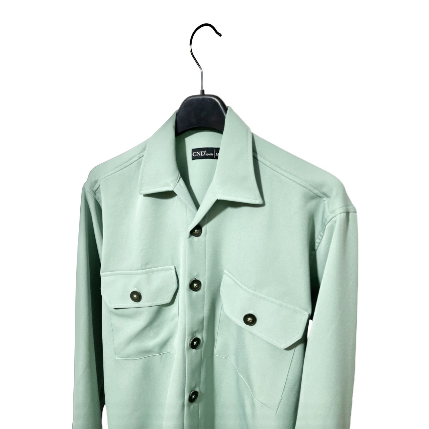 Life Style Butiken 8950/5 Μέντα Ανδρικό Μακρυμάνικο πουκάμισο Άνετη Εφαρμογή