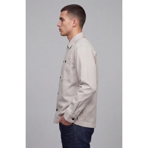 Nines Ανδρικο overshirt μακρυμάνικο 1H14700 OFF WHITE Ανδρικά