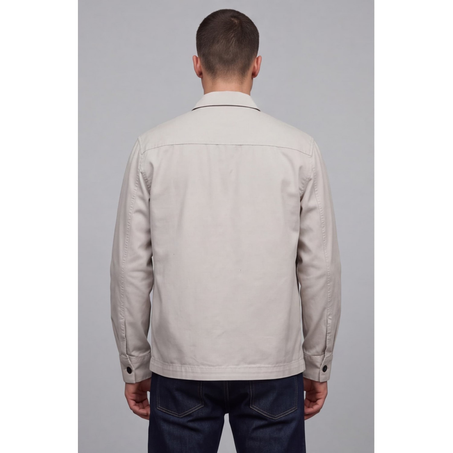 Nines Ανδρικο overshirt μακρυμάνικο 1H14700 OFF WHITE Ανδρικά