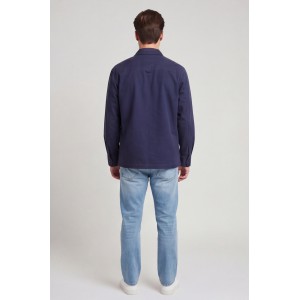 Nines Ανδρικο overshirt μακρυμάνικο 1H14700 ΜΠΛΕ Ανδρικά