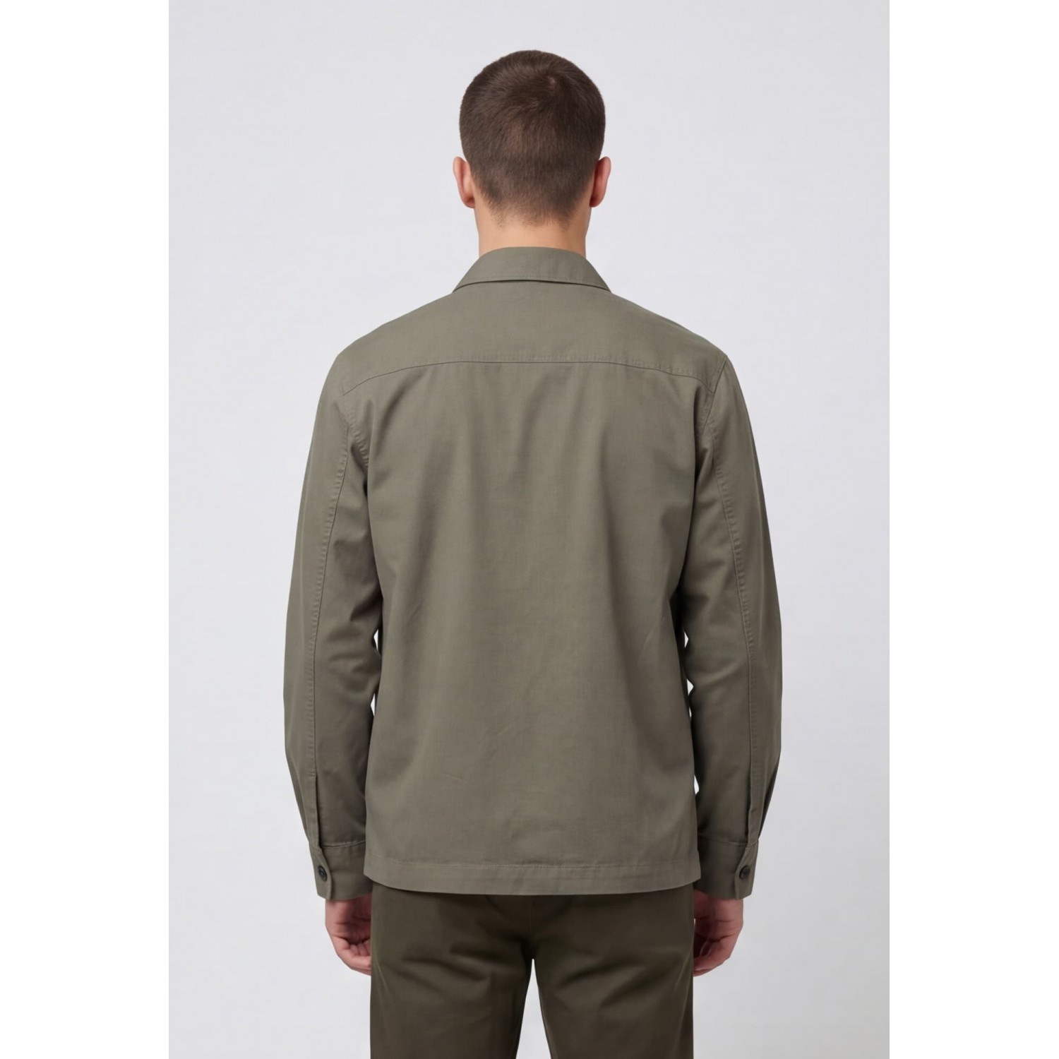 Nines Ανδρικο overshirt μακρυμάνικο 1H14700 ΧΑΚΙ Ανδρικά