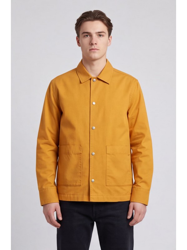 Nines Ανδρικο overshirt μακρυμάνικο 1H14700 ΩΧΡΑ