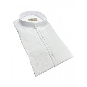 Life Style Butiken Ανδρικό Μακρυμάνικο πουκάμισο Μαο Regular Fit LS125002 Λευκό