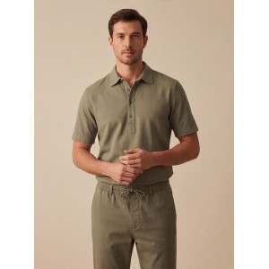 Life Style Butiken Ανδρική Πουκαμίσα  LS12648524 Χακί