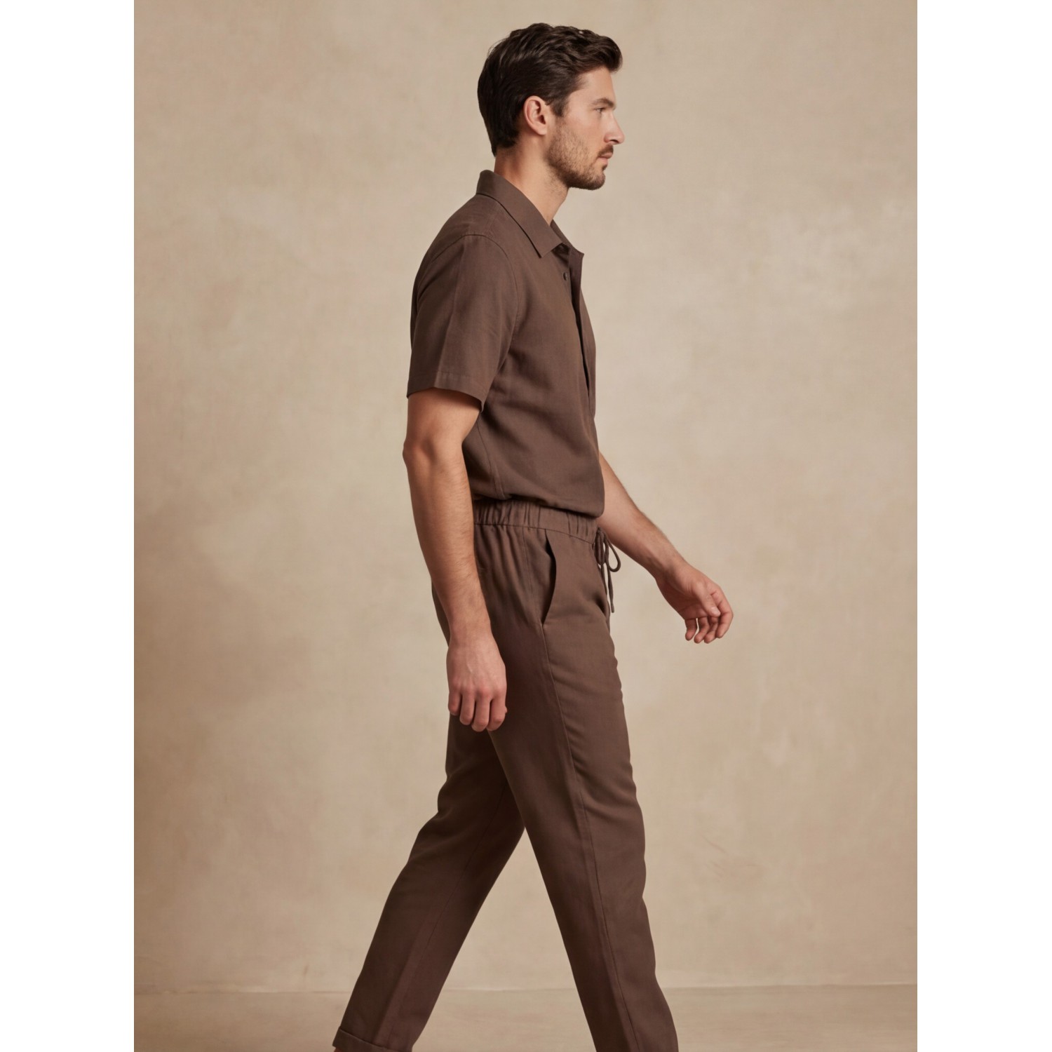 Life Style Butiken Ανδρική Πουκαμίσα LS12648524 Καφέ