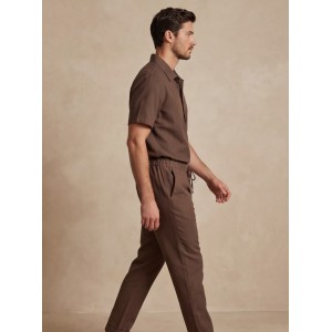 Life Style Butiken Ανδρική Πουκαμίσα LS12648524 Καφέ