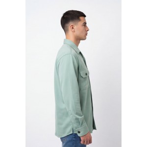 Life Style Butiken 8950/5 Μέντα Ανδρικό Μακρυμάνικο πουκάμισο Άνετη Εφαρμογή Ανδρικά