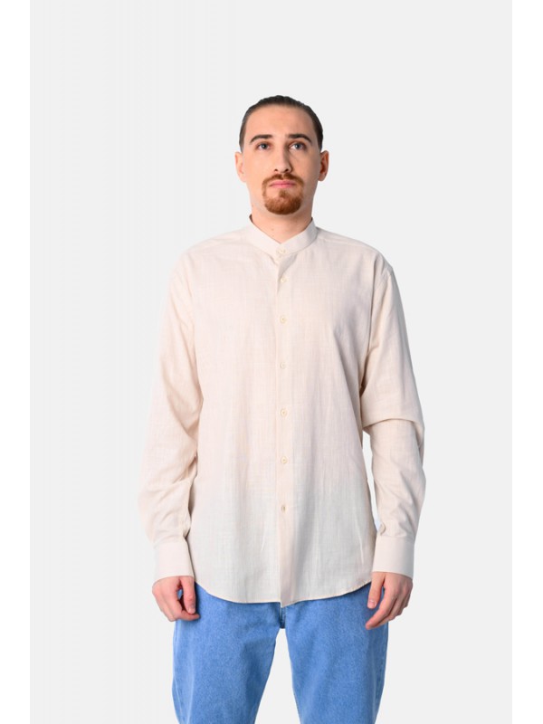 Life Style Butiken Ανδρικό Πουκάμισο Slim LS12548514 Μπέζ