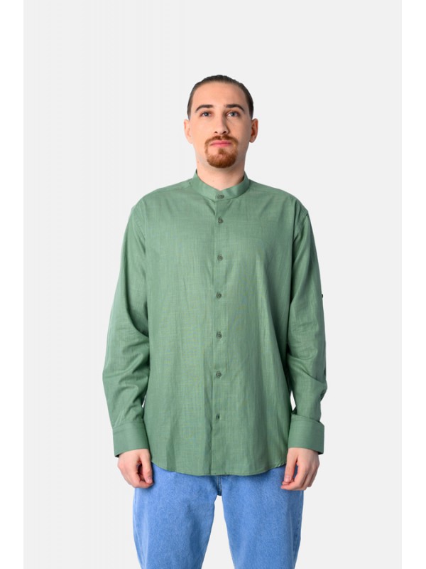 Life Style Butiken Ανδρικό Πουκάμισο Slim LS12548514 Μέντα