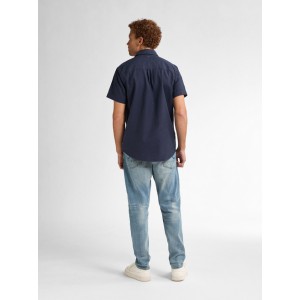 Life Style Bytiken Ανδρικό Μακρυμάνικο πουκάμισο LS1M-1050-SIS414 Navy