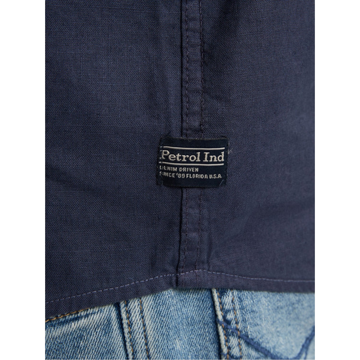 Life Style Bytiken Ανδρικό Μακρυμάνικο πουκάμισο LS1M-1050-SIS414 Navy